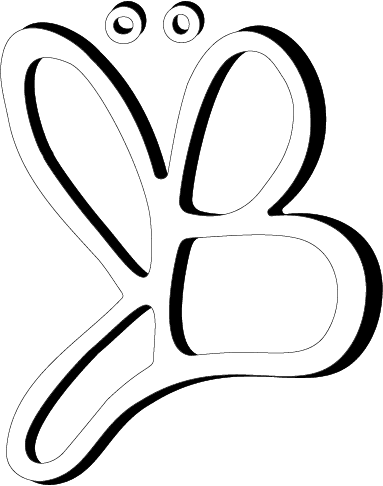 JBeezy butterfly monogram